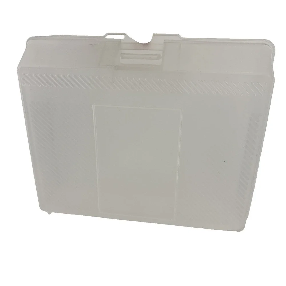 Vintage Rubbermaid Clear Plastic Snap Case Mr Brief Storage Container 1098 90s
